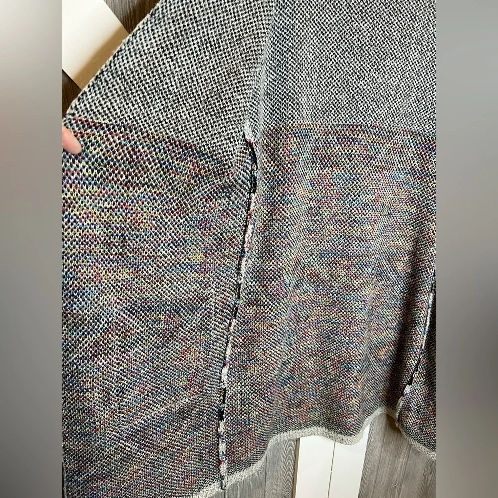 B13.01 Vintage Open knee length sweater w/pockets Aztec Colors/Pattern (XL) - Picture 6 of 7
